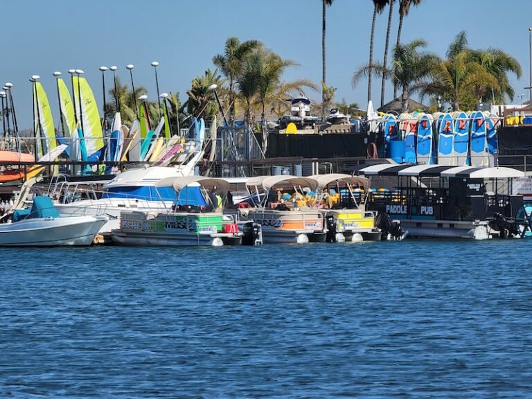 an image featuring pontoon boats